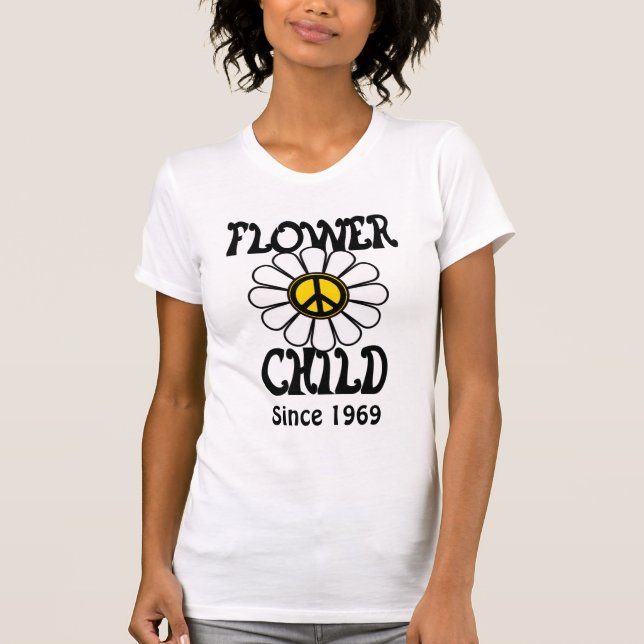 Custom Flower Child T-Shirt (Front)