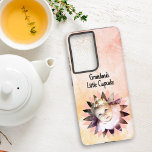 Custom Flower Shape Photo Pastel Watercolor Samsung Galaxy Case<br><div class="desc">This template design features a placeholder photo a child in the flower shape that YOU REPLACE with your favourite photo of family members or a pet(s). A super close-up photo won't work well. You may have to try several photos before you get a great fit into the flower shaped setting....</div>