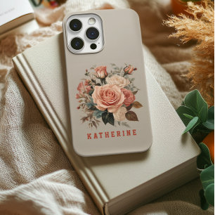Custom Flowers Roses Phone Case for Women & Mum