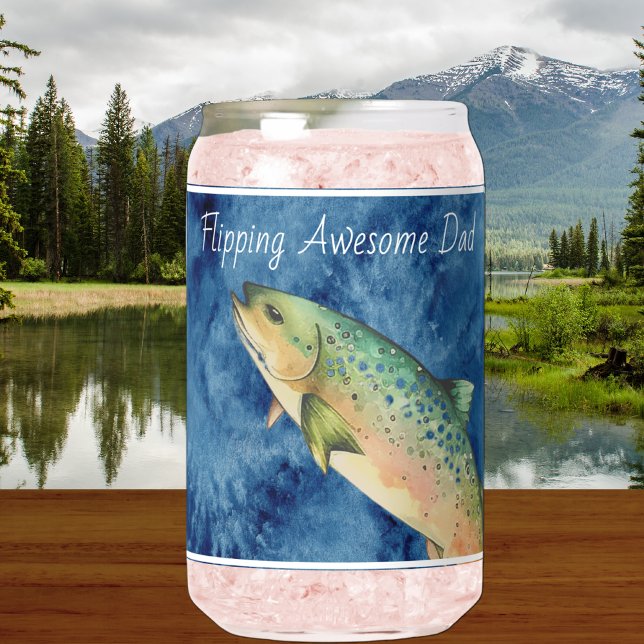 Custom Fly Fisherman Father gift  Can Glass (Creator Uploaded)