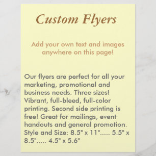 Custom Flyers