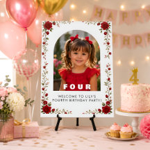 Custom Foam Board Girl Age 4