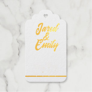 Custom Foil Gift Tag