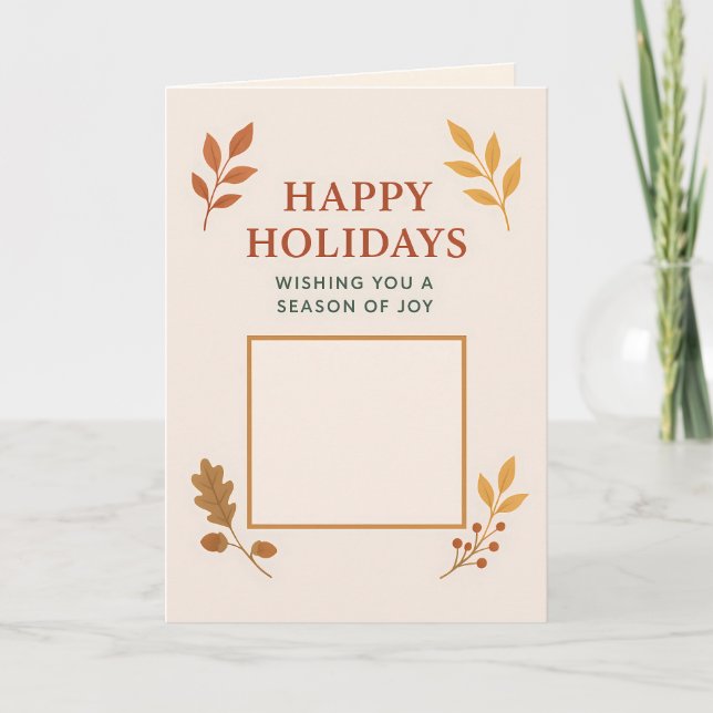 Custom Folded Holiday Card, Size: Standard, 5" x 7 (Front)