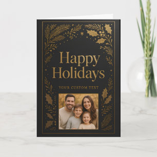 Custom Folded Holiday Card, Size: Standard, 5" x 7 Card