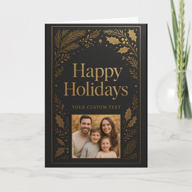 Custom Folded Holiday Card, Size: Standard, 5" x 7 Card (Front)