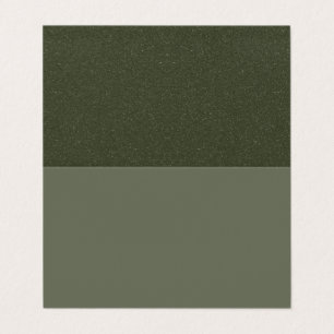 Custom Folded Moss Green Card with Textured Top