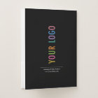 Custom Folders with Business Card Slot & Your Logo