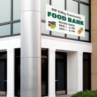 Custom Food Bank Banner