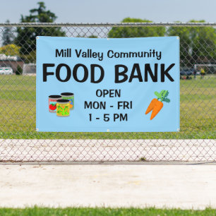 Custom Food Bank Banner