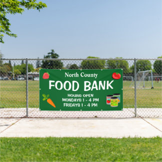 Custom Food Bank Banner