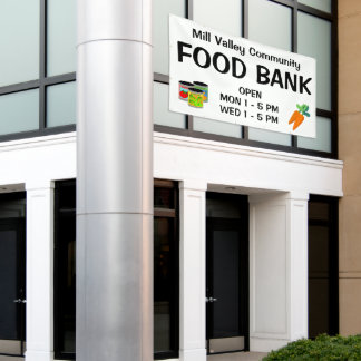Custom Food Bank Banner