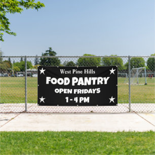 Custom Food Pantry Banner