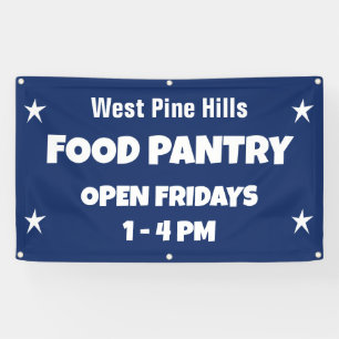 Custom Food Pantry Banner