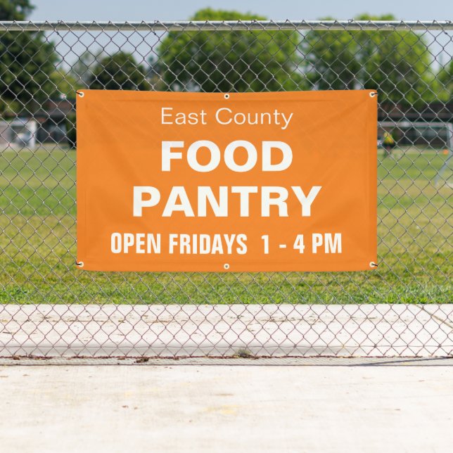 Custom Food Pantry Banner (Insitu)