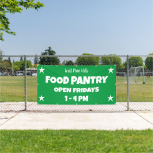 Custom Food Pantry Banner