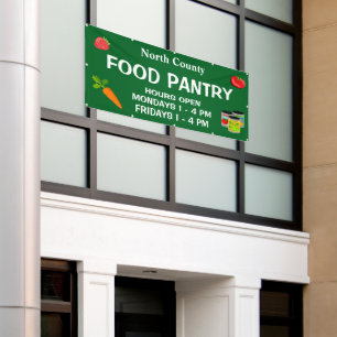 Custom Food Pantry Banner