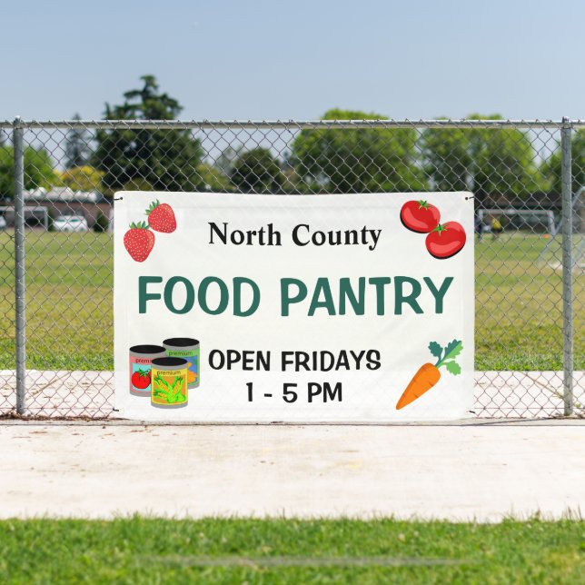 Custom Food Pantry Banner (Insitu)