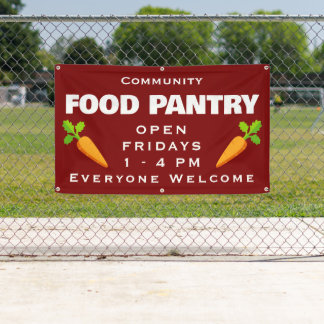 Custom Food Pantry Banner