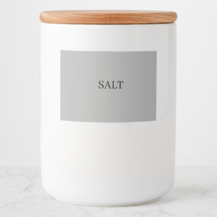 Custom Food Storage Label– Kitchen Salt Jar Label