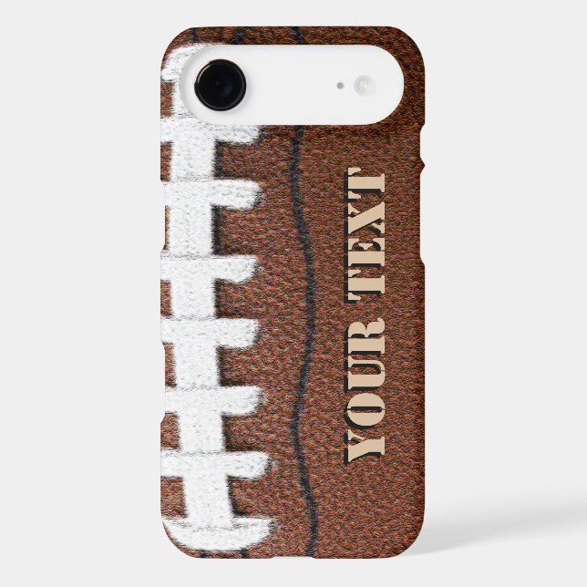 Custom Football Cell Phone Case-Mate iPhone Case (Back)