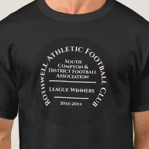 Custom Football Club League Winners T-Shirt