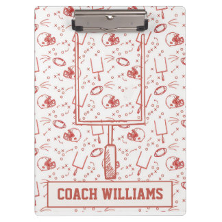 Custom Football Coach Clipboard Illustrated Sports