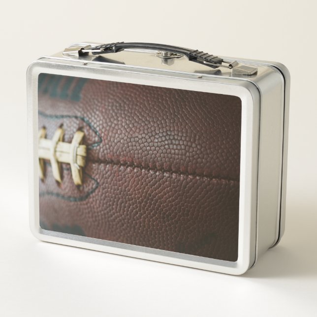 Custom Football Lunch Box  (Back)