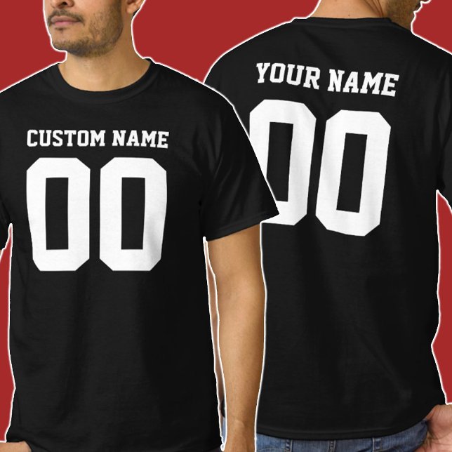 Custom Football Personalized Football Jersey  T-Shirt (Creator Uploaded)