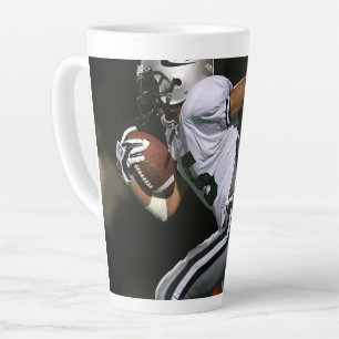 Custom Football Photo Sports  Latte Mug
