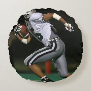Custom Football Photo Sports Round Cushion