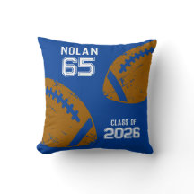 Custom Football Senior Player Number Class of