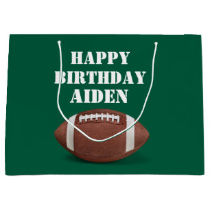 Custom Football Theme Party  Large Gift Bag