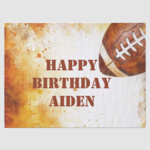 Custom Football Theme Party Tissue Paper