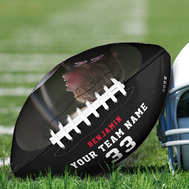 Custom Football with Name, Number, Team and Photo (Creator Uploaded)