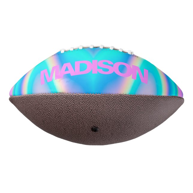 Custom Footballs Holographic Girly Unicorn (Rotated 270)