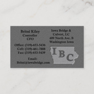 custom for Britni carved stone look Loyalty Card