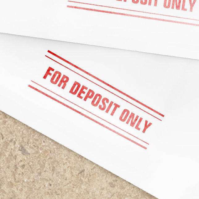 Custom For Deposit Only Business Self-inking Stamp (Creator Uploaded)