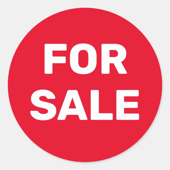 Custom For Sale  Classic Round Sticker (Front)