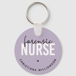 Custom Forensic Nurse   Forensic Nursing Gifts Key Ring