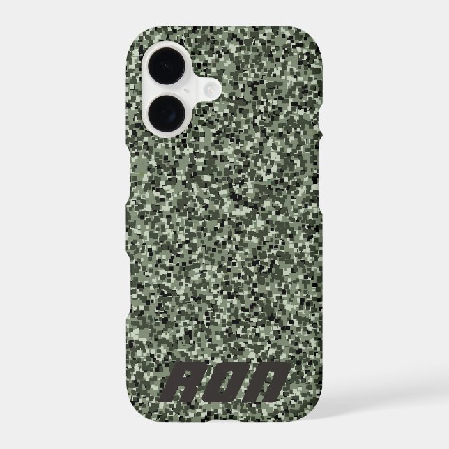 Custom Forest digital camo Iphone x case (Back)