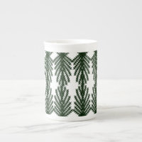 Custom Forest Green Pine Tree Abstract Pattern
