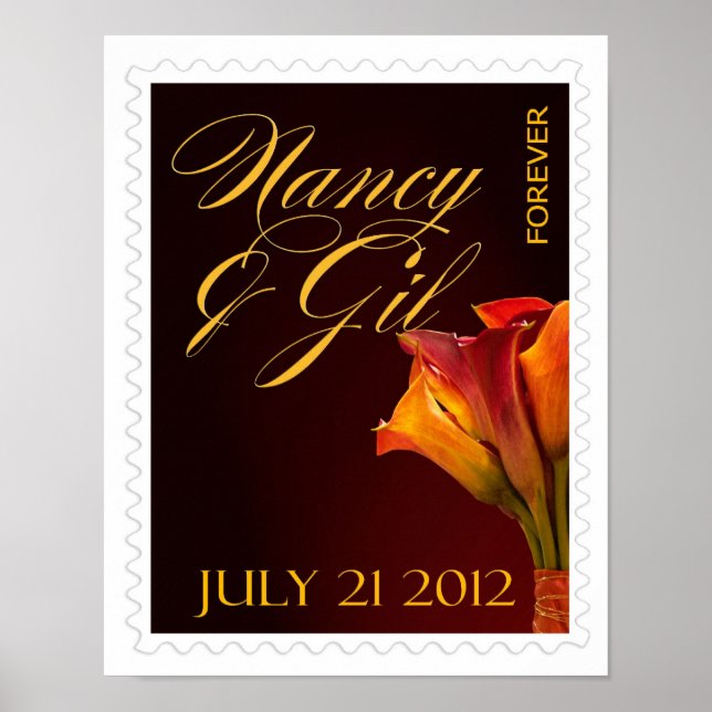 Custom Forever Poster for wedding (Front)