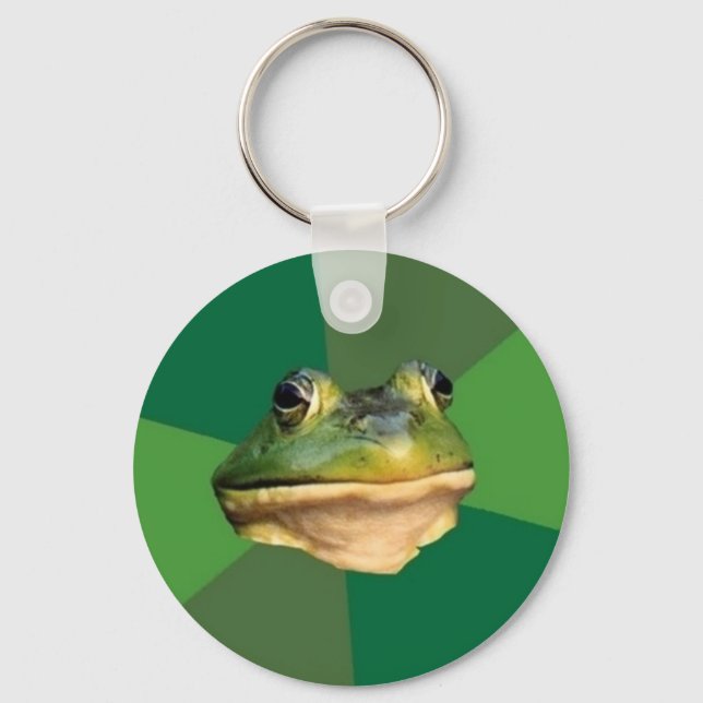 Custom Foul Bachelor Frog Keychain (Front)