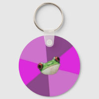 Custom Foul Bachelorette Frog Keychain