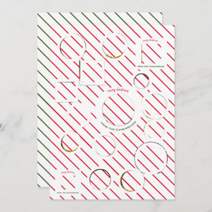 Custom Four-Photo 🎄 Festive Christmas Invitation