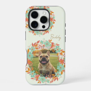 Custom French Bulldog Photo Personalised Frenchie iPhone 16 Pro Case