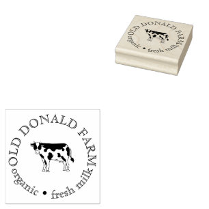 Custom Fresh Farm Small Business Rubber Stamp