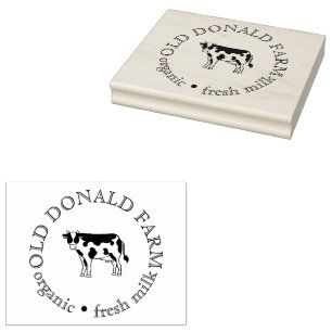 Custom Fresh Farm Small Business Rubber Stamp