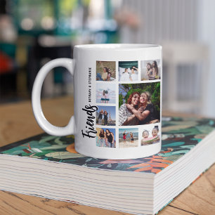 Custom Friends Photo Collage Coffee Mug